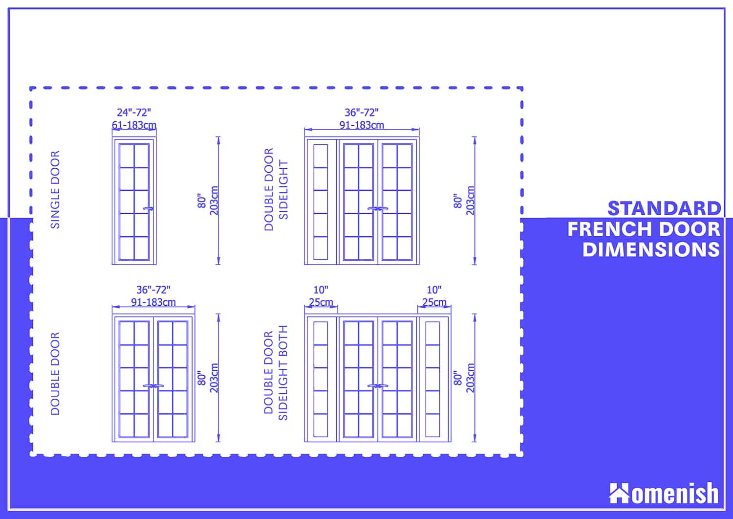 What Is The Standard French Door Size Homenish 888vip 